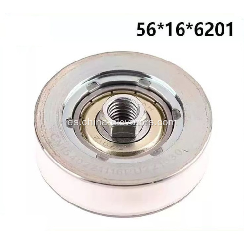 Rodillo de colgilla de puerta semática de 56 mm 56*16*6201 para 5500 ascensores